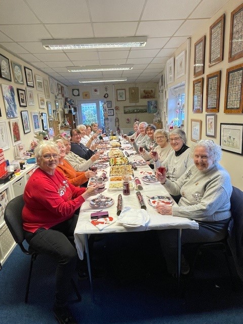 Christmas Lunch for the ladies from Sharing Together Crafts